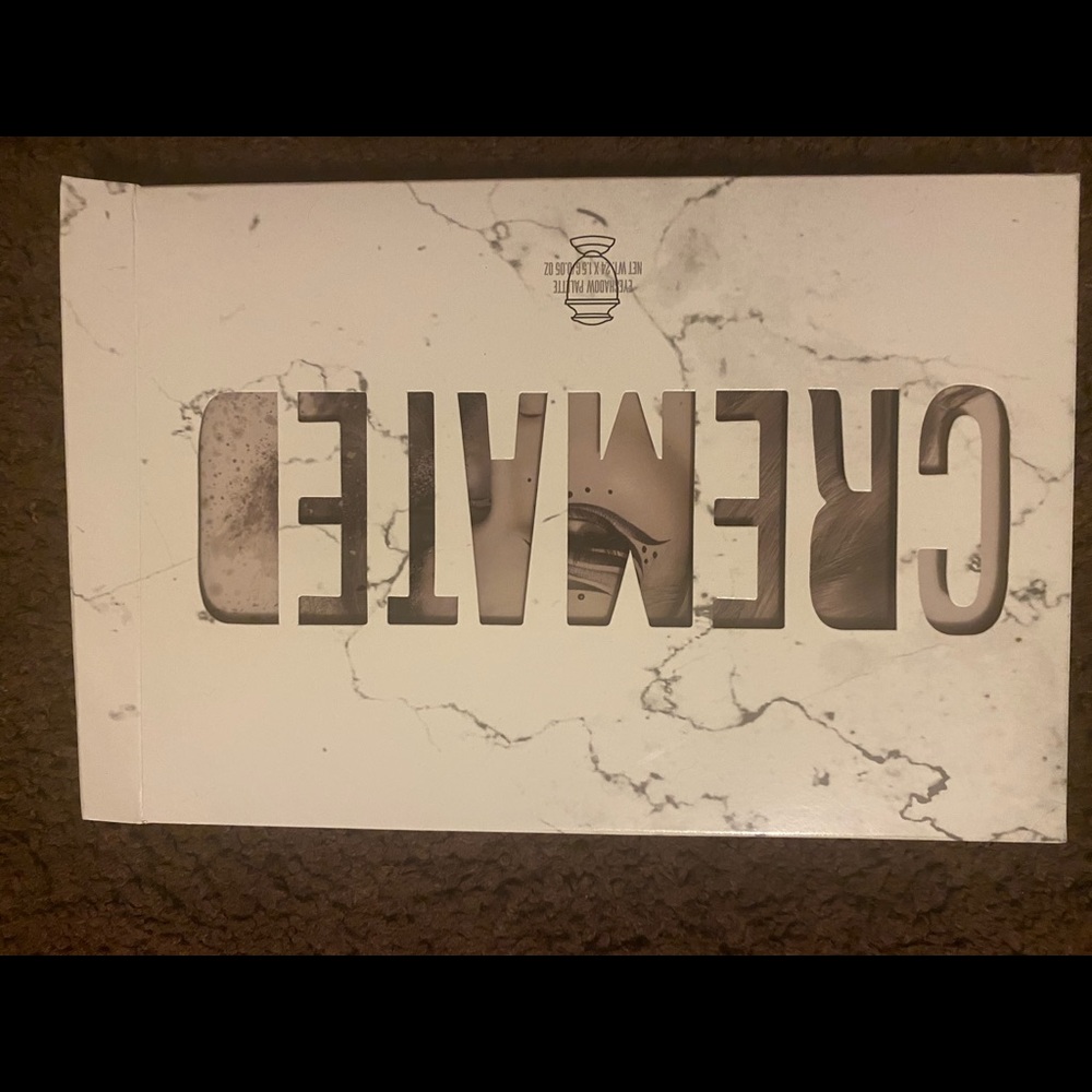 Jeffree star palette cremated